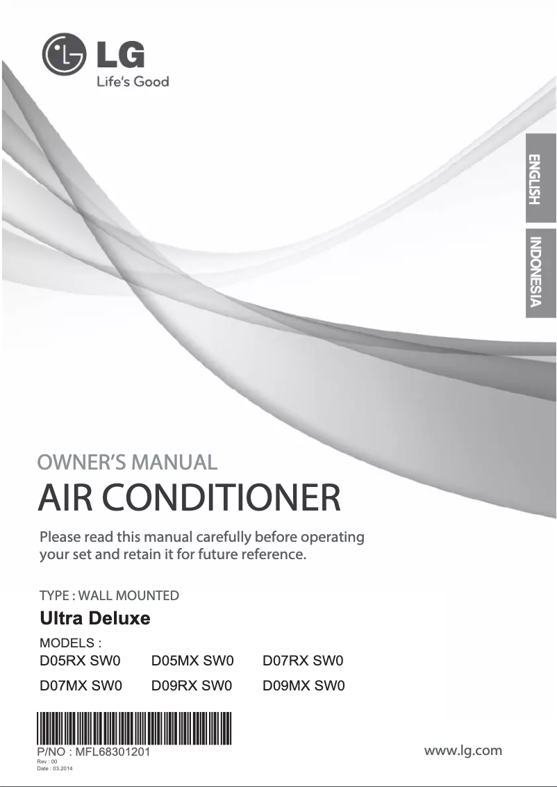 First page image of the manual for D05MX