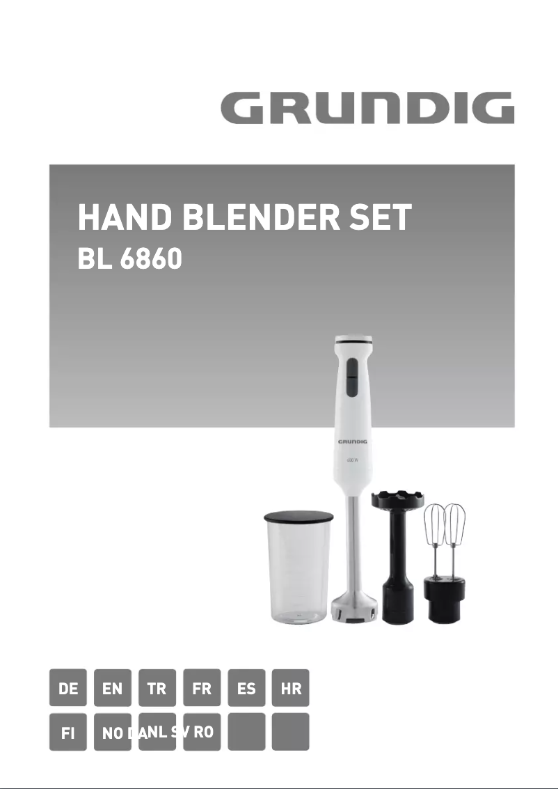 First page image of the manual for BL 6860