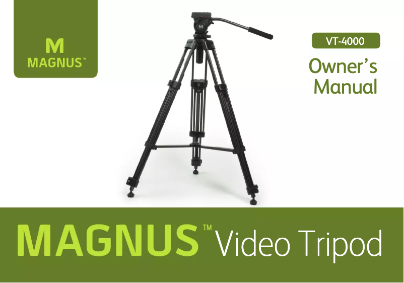 Page 1 of the manual User Manual Magnus VT-4000