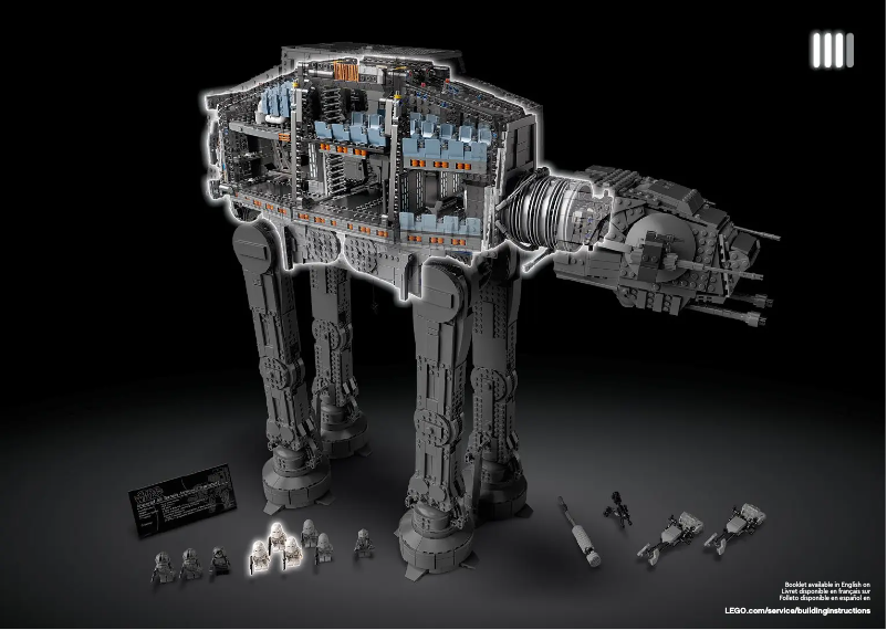 Page 1 of the manual Visual Instructions Lego Star Wars 75313