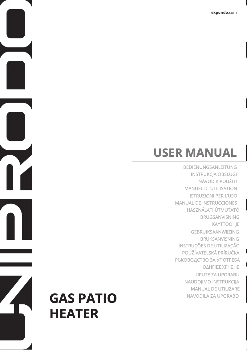 Page 1 of the manual User Manual Uniprodo UNI_GPH_04
