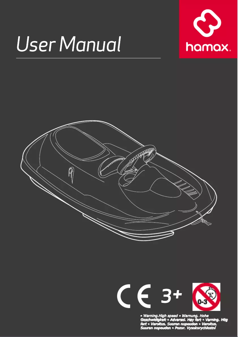 First page image of the manual for Sno Formel