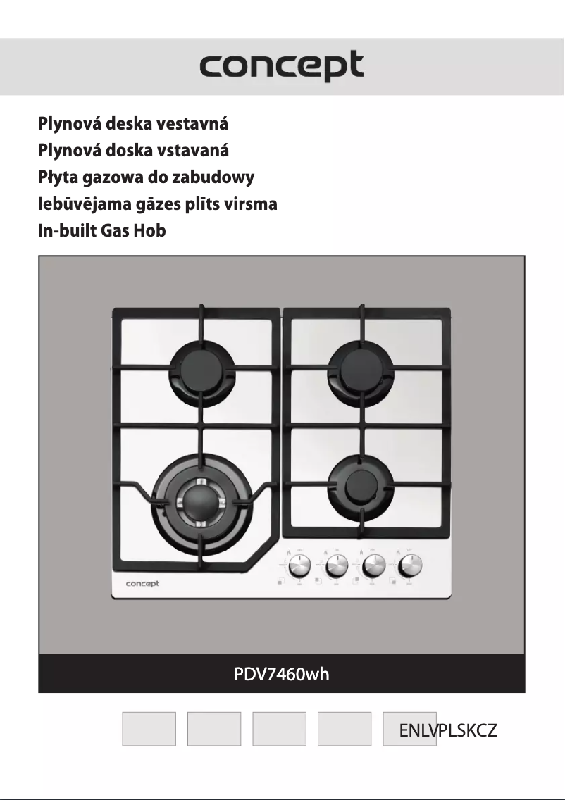 First page image of the manual for PDV7460WH