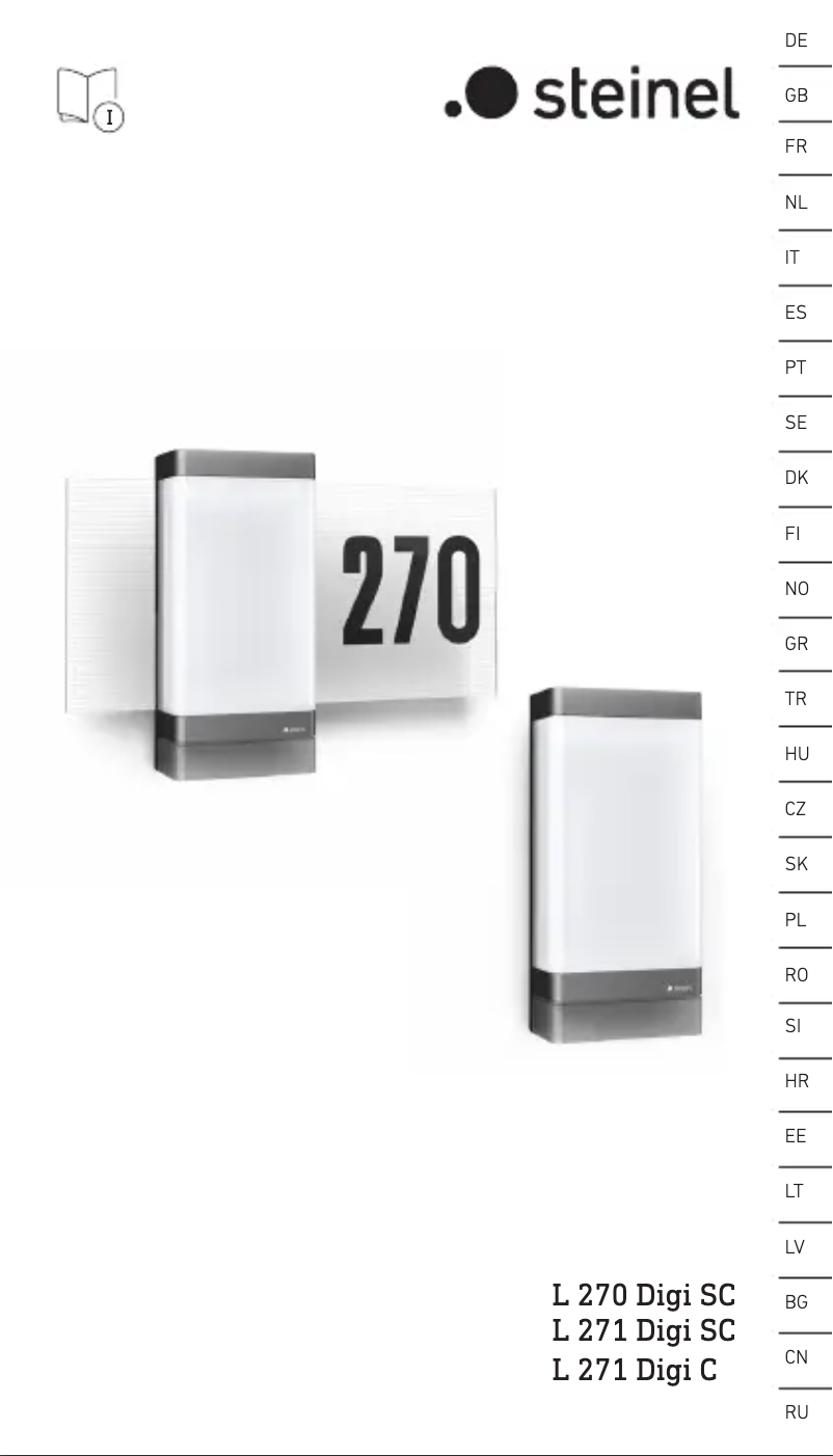 Image de la première page du manuel de l'appareil L 271 Digi SC