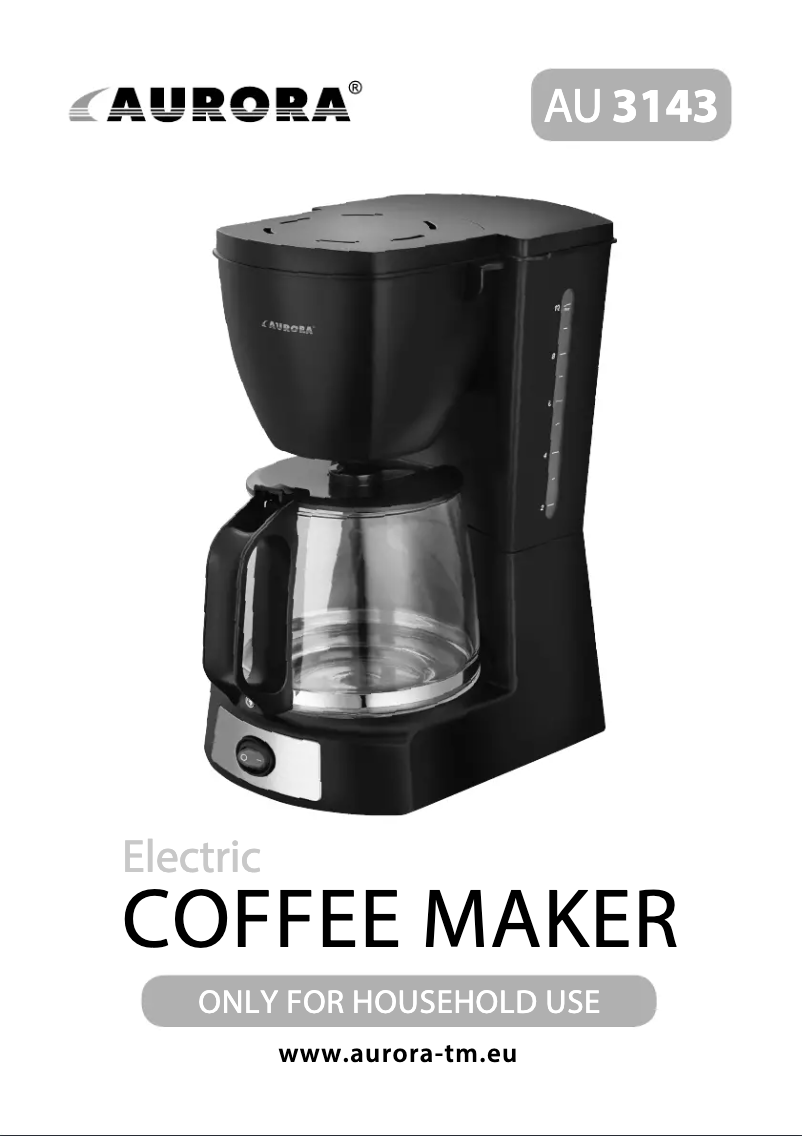 First page image of the manual for AU3143