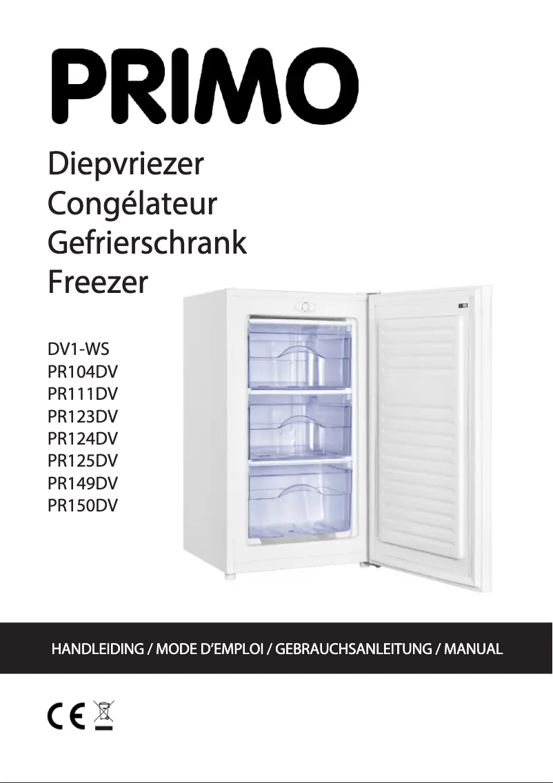 Page 1 of the manual User Manual Primo DV1-WS