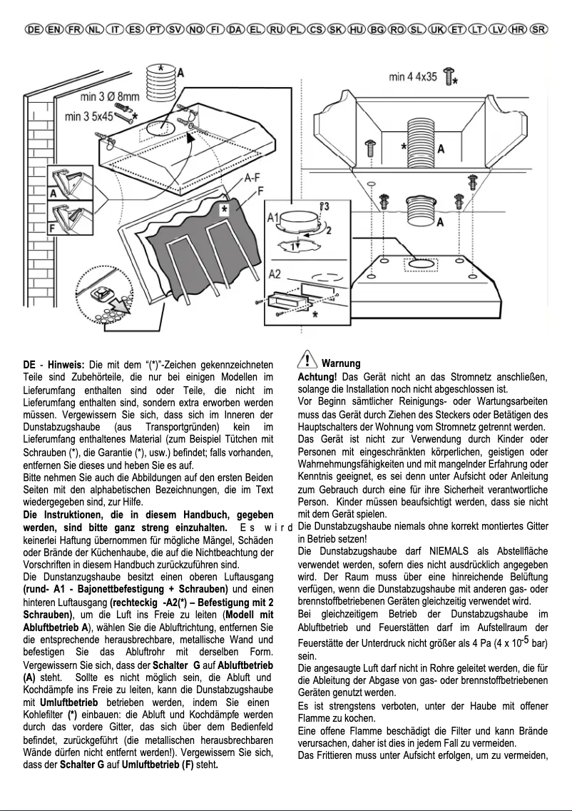 Page 1 of the manual User Manual Gorenje DU5115EC