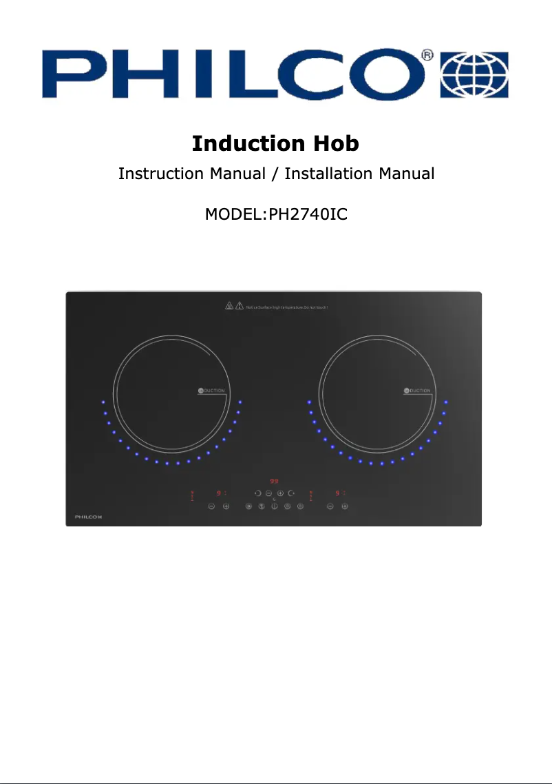 First page image of the manual for PH2740IC