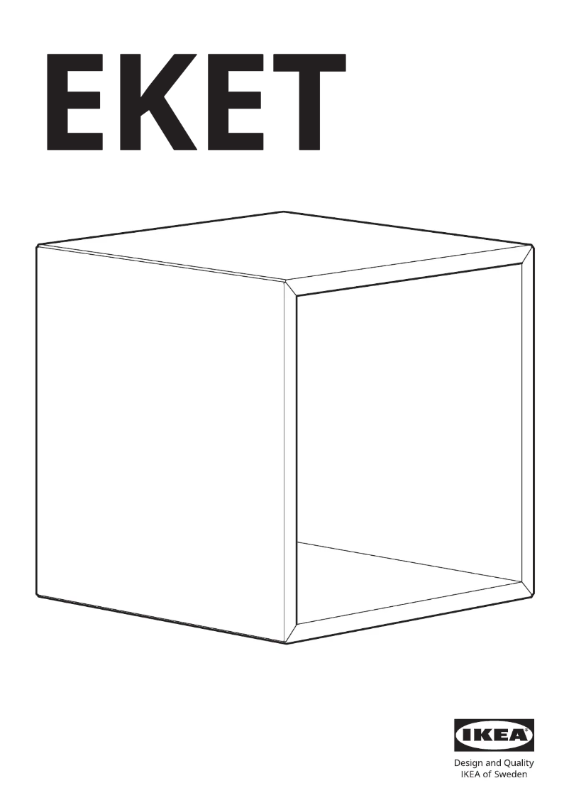 Page 1 of the manual User Manual Ikea EKET 305.562.29