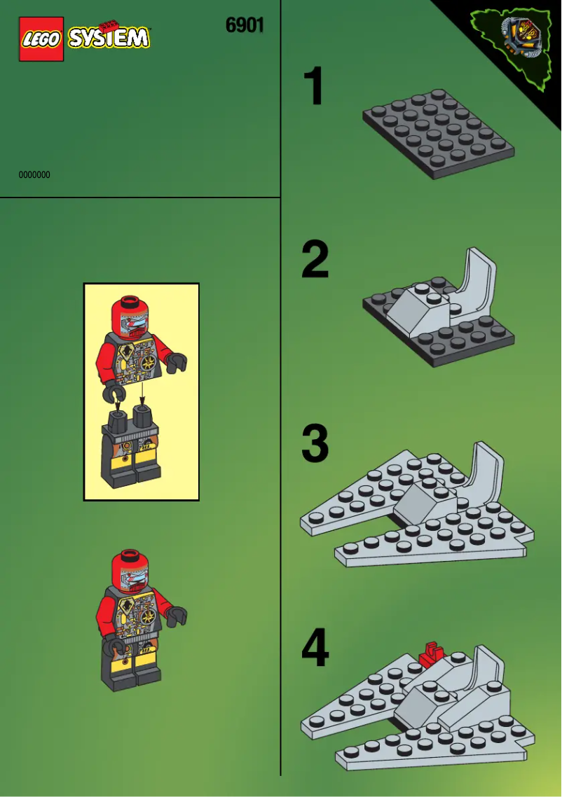 First page image of the manual for SMALL DROID SPACE SHIP