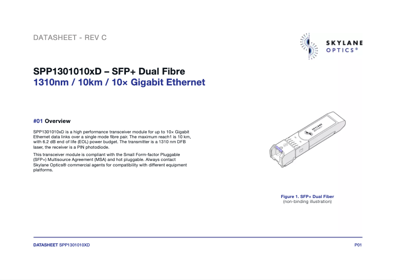 First page image of the manual for SPP13010100D000ZYXEL