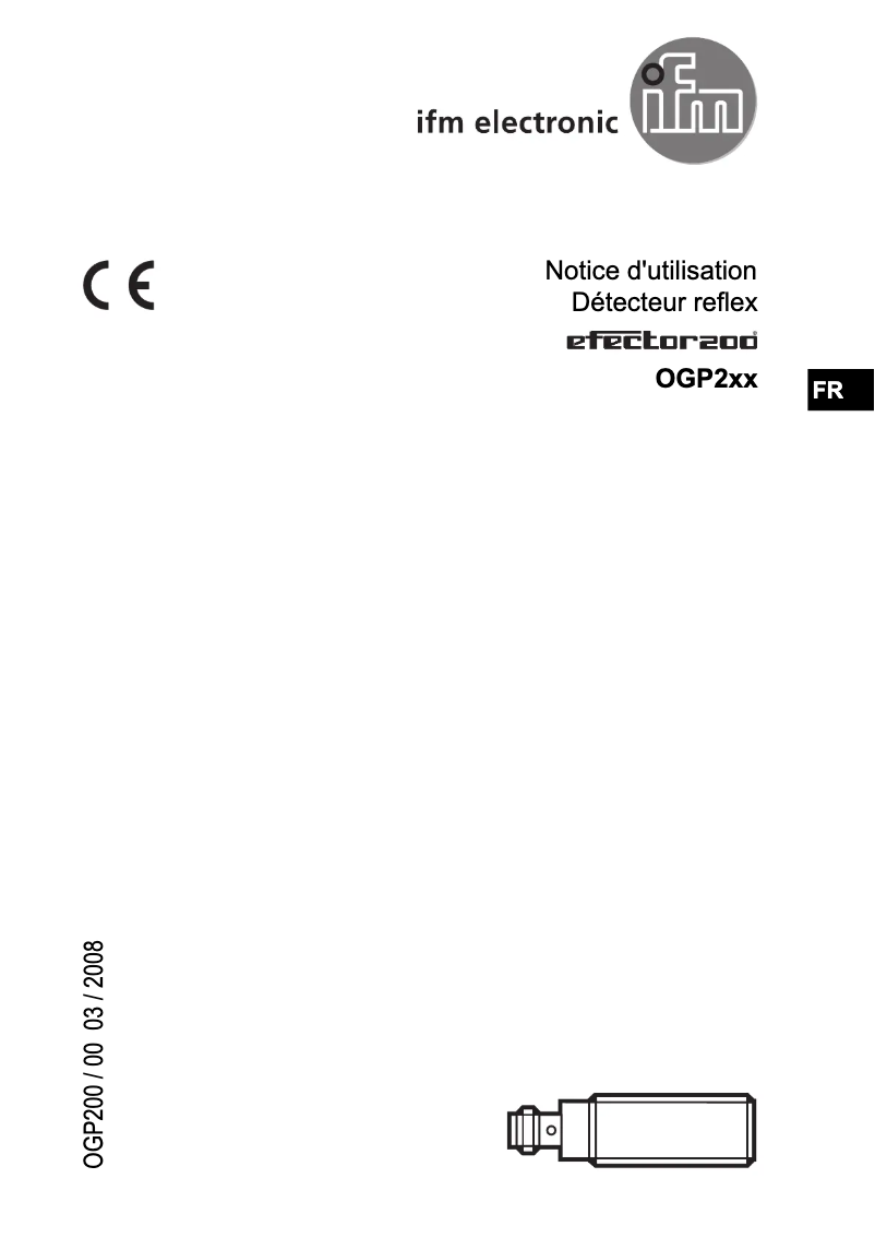 First page image of the manual for OGP201