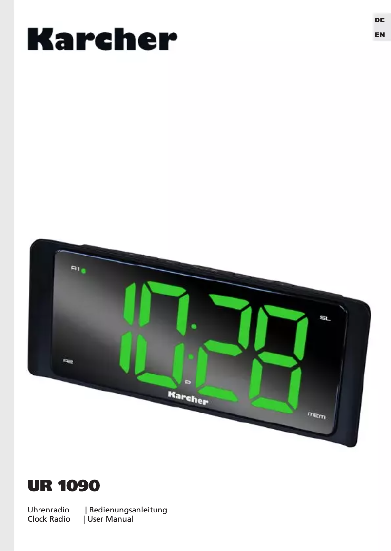 First page image of the manual for UR 1090