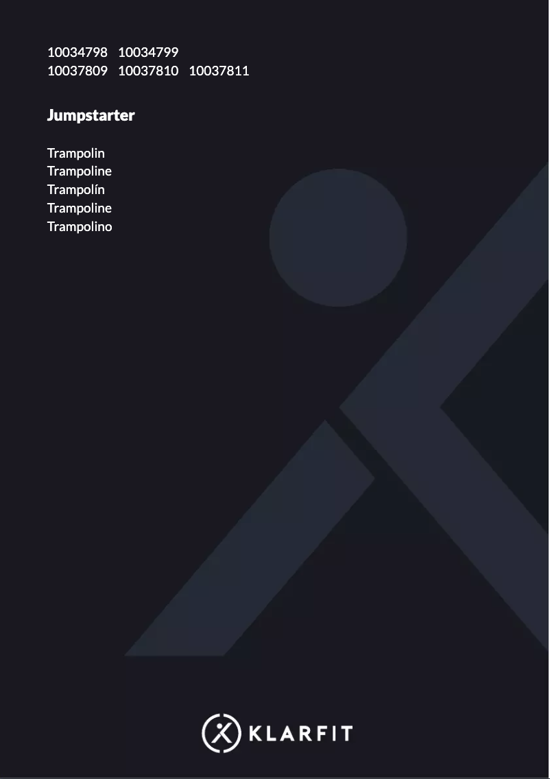 First page image of the manual for Jumpstarter