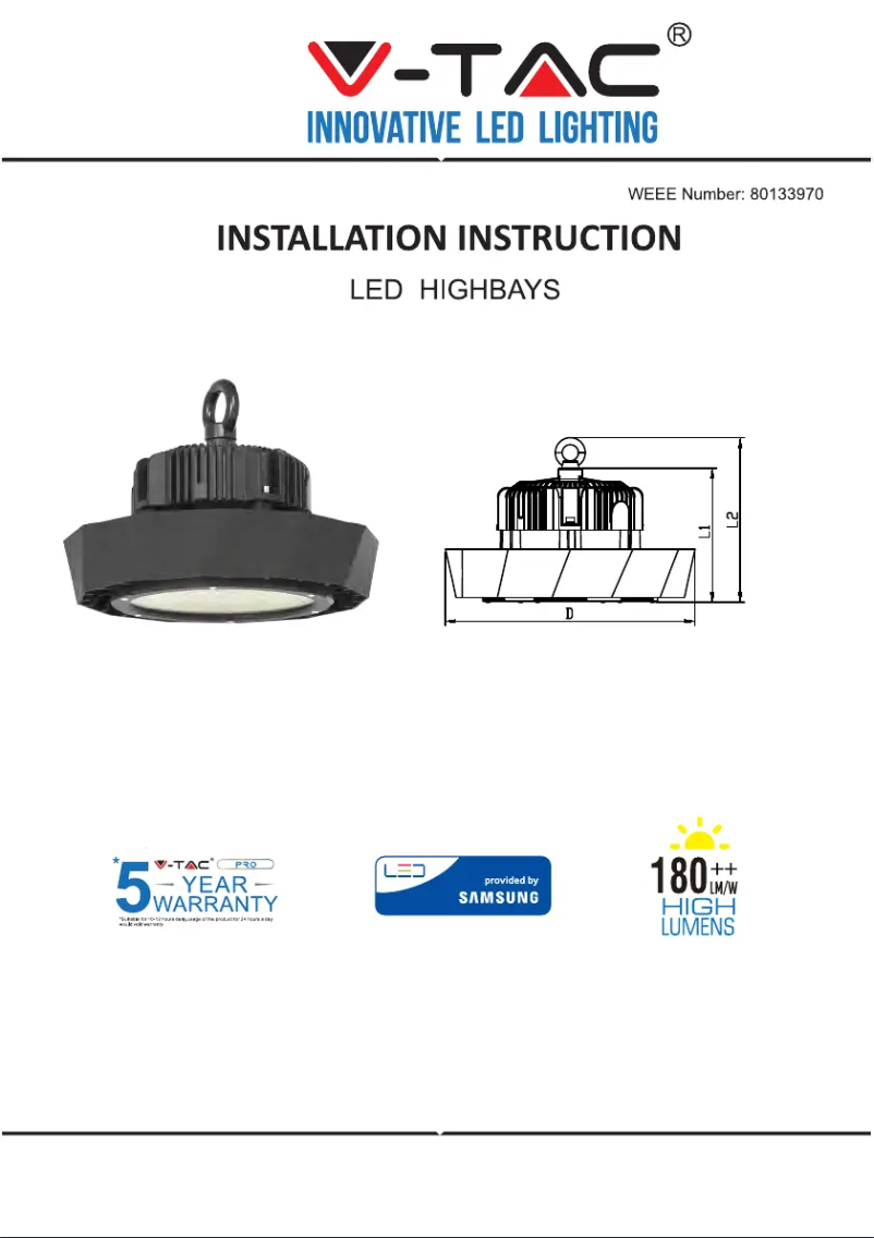 First page image of the manual for VT-9-102