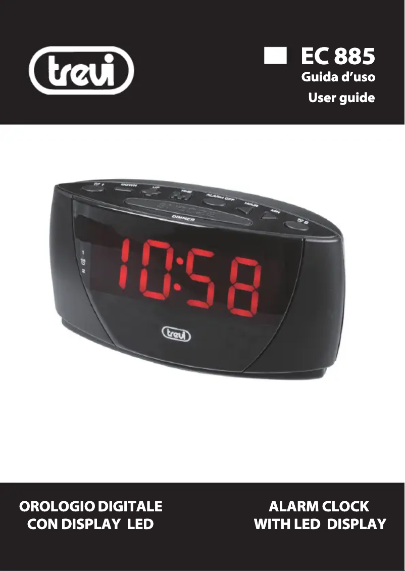 First page image of the manual for EC 885