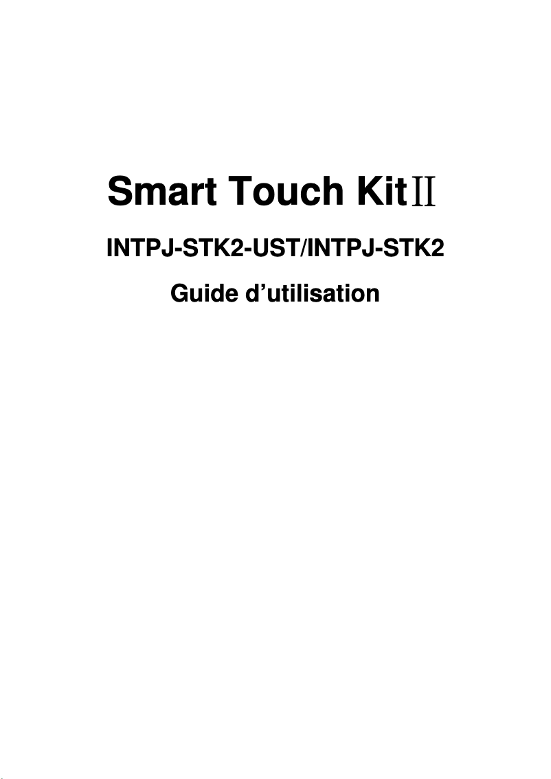 Page 1 of the manual User Manual Acer Smart Touch Kit II