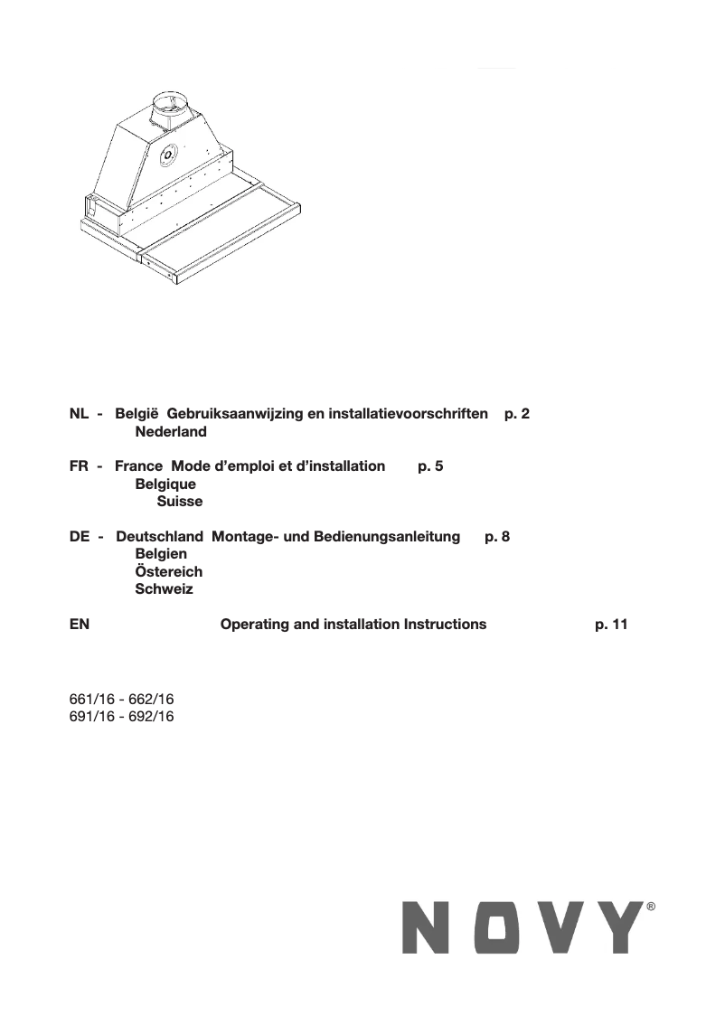 First page image of the manual for Telescopic Glass 661