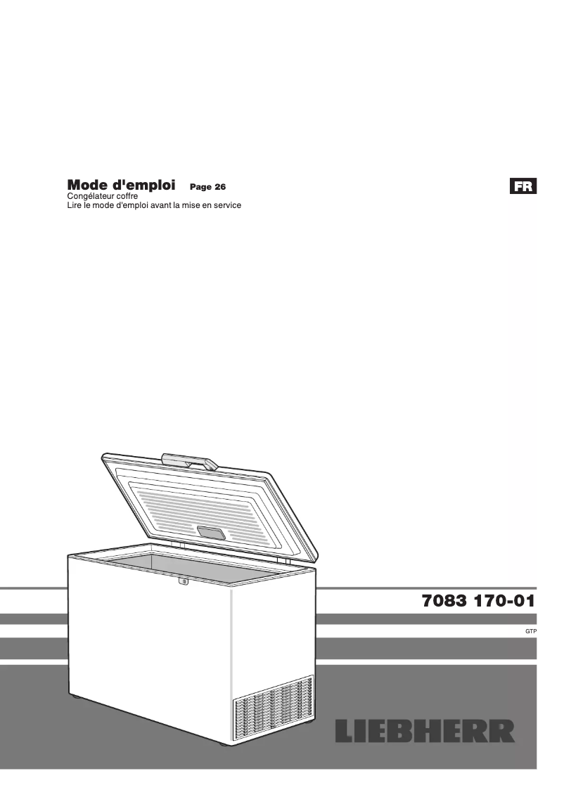 First page image of the manual for GTP 2756