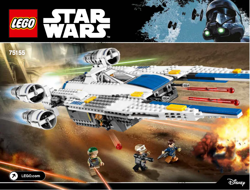 First page image of the manual for Star Wars 75155