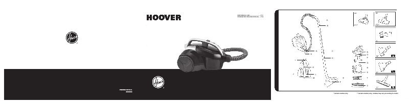 Page 1 of the manual User Manual Hoover Lander LA1200 019