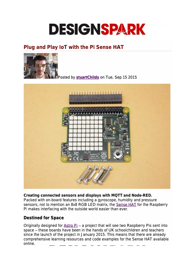 Page 1 of the manual User Manual Raspberry Pi 8949310