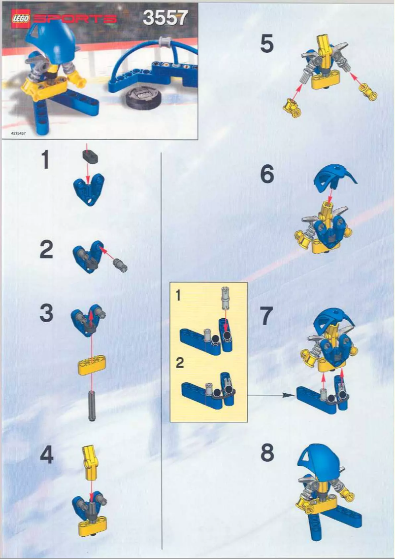 Page 1 of the manual User Manual Lego Sports 3557