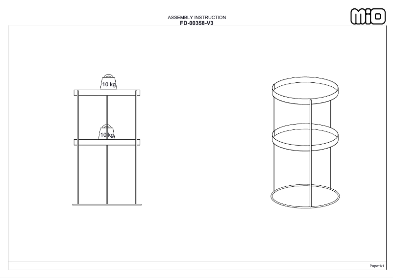 First page image of the manual for Zet