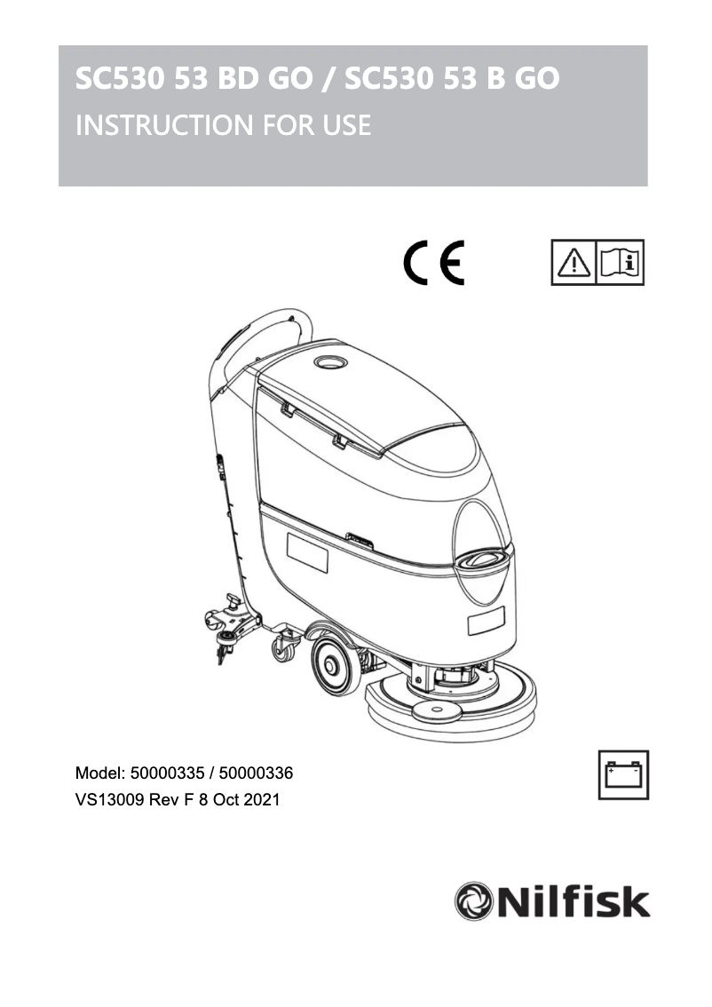 First page image of the manual for SC530