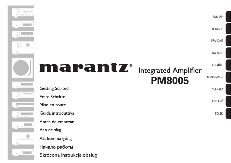 First page image of the manual for PM8005