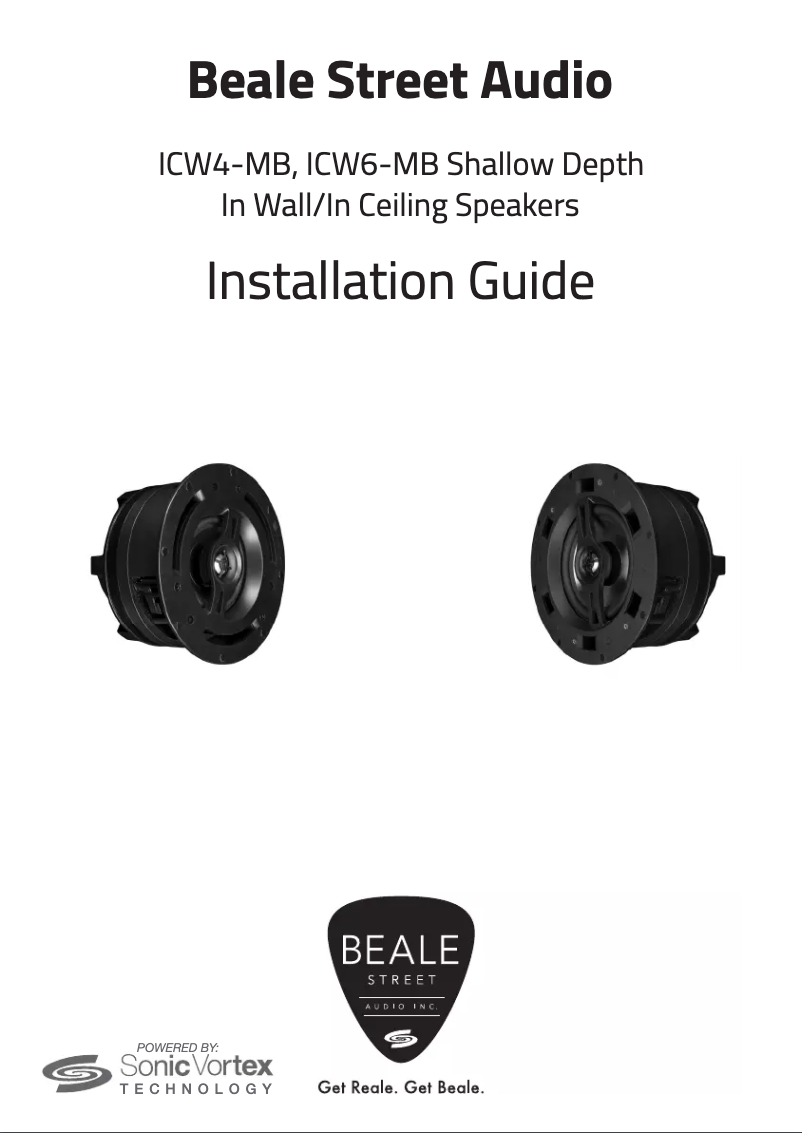 Page 1 of the manual User Manual Beale ICW6-MB