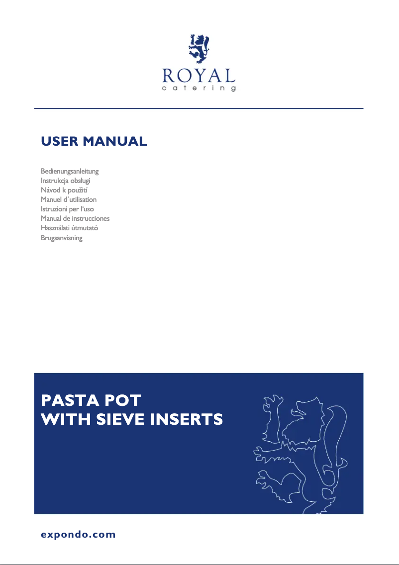 First page image of the manual for RCPP-400-3