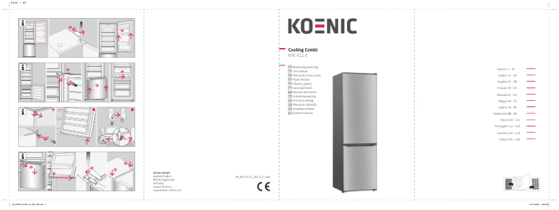 Page 1 of the manual User Manual Koenic KFK 411 E