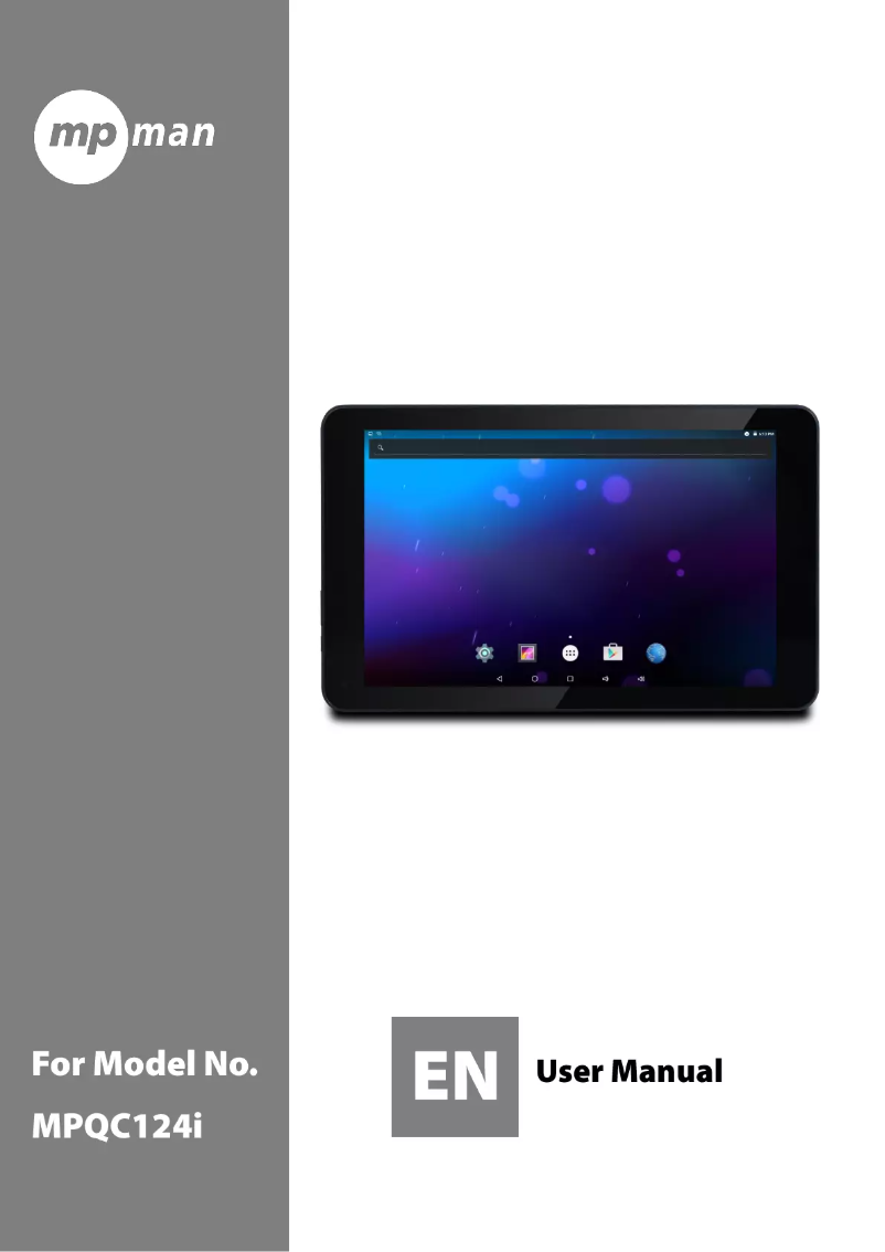 First page image of the manual for MPQC124i