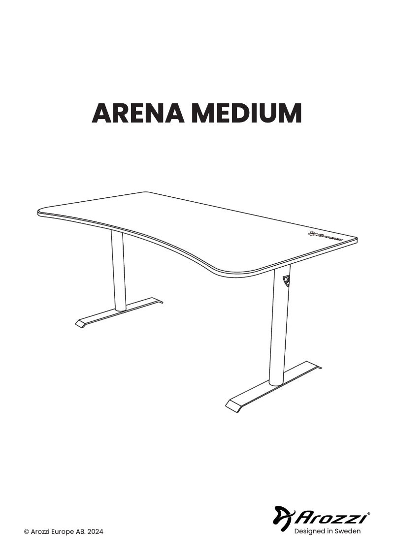 Page 1 of the manual User Manual Arozzi Arena Medium