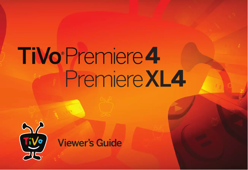 Page 1 of the manual User Manual TiVo Premiere 4