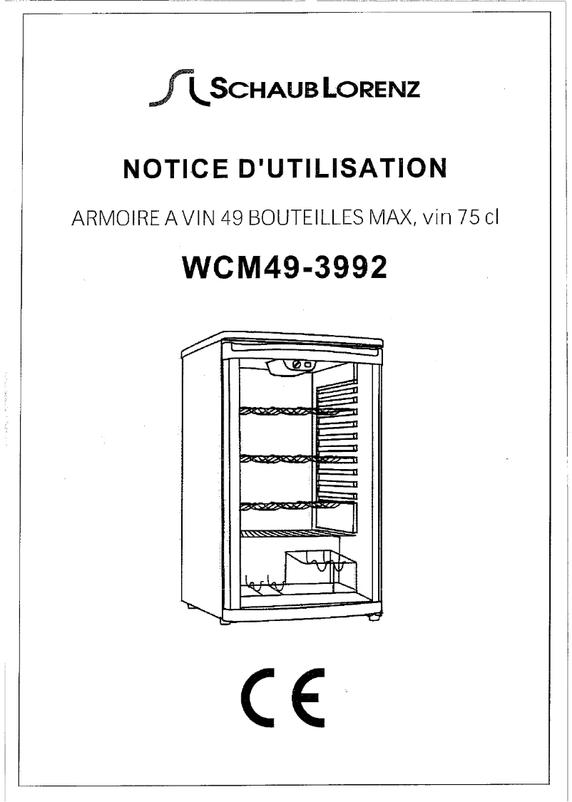 Page 1 of the manual User Manual Schaub Lorenz WCM49-3992