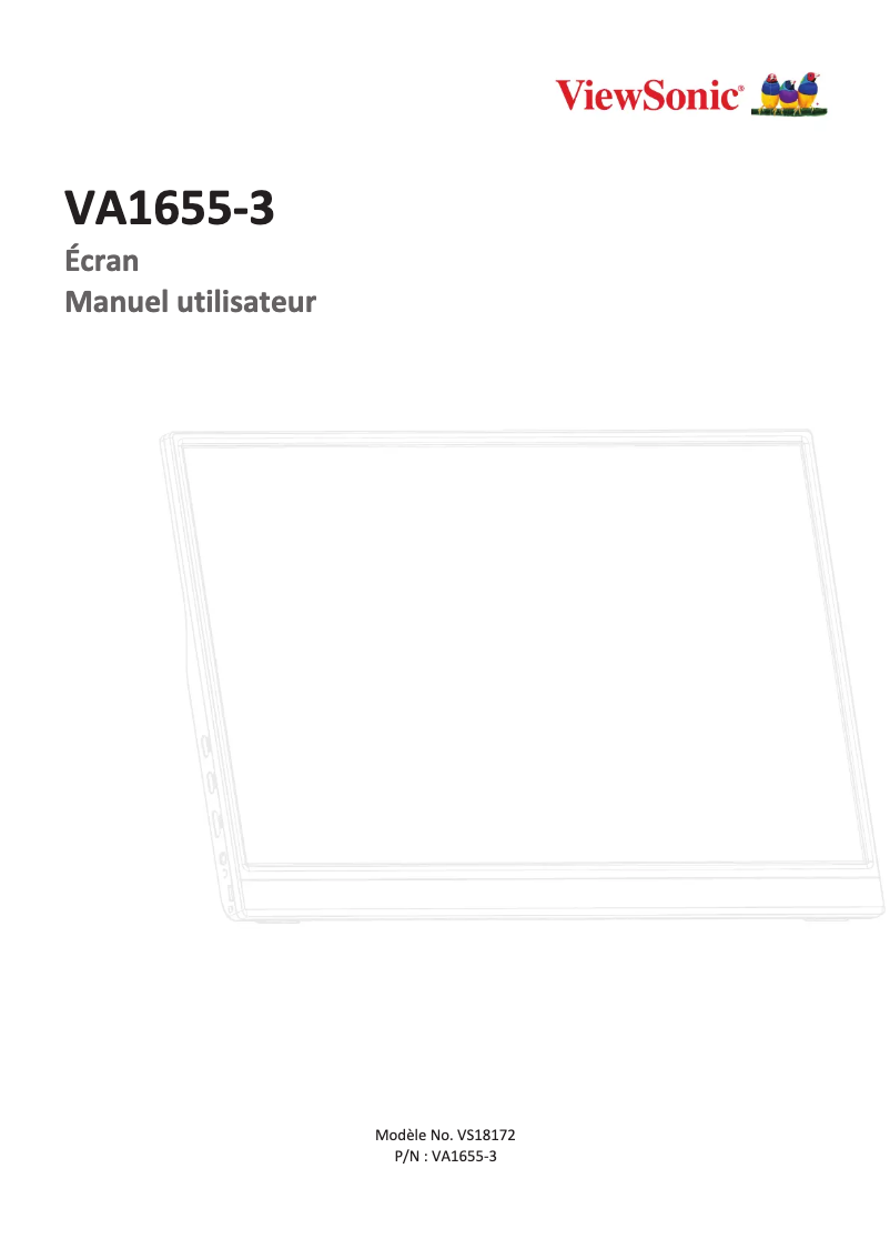 Image de la première page du manuel de l'appareil VA1655-3