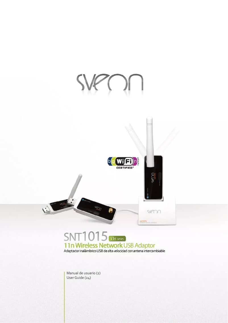 Page 1 of the manual User Manual Sveon SNT1015