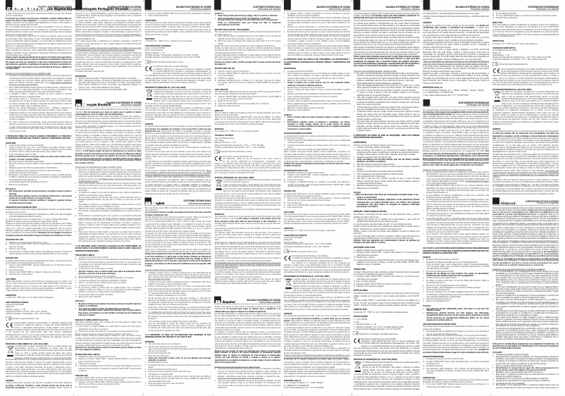 Page 1 de la notice Manuel utilisateur Laica LC103