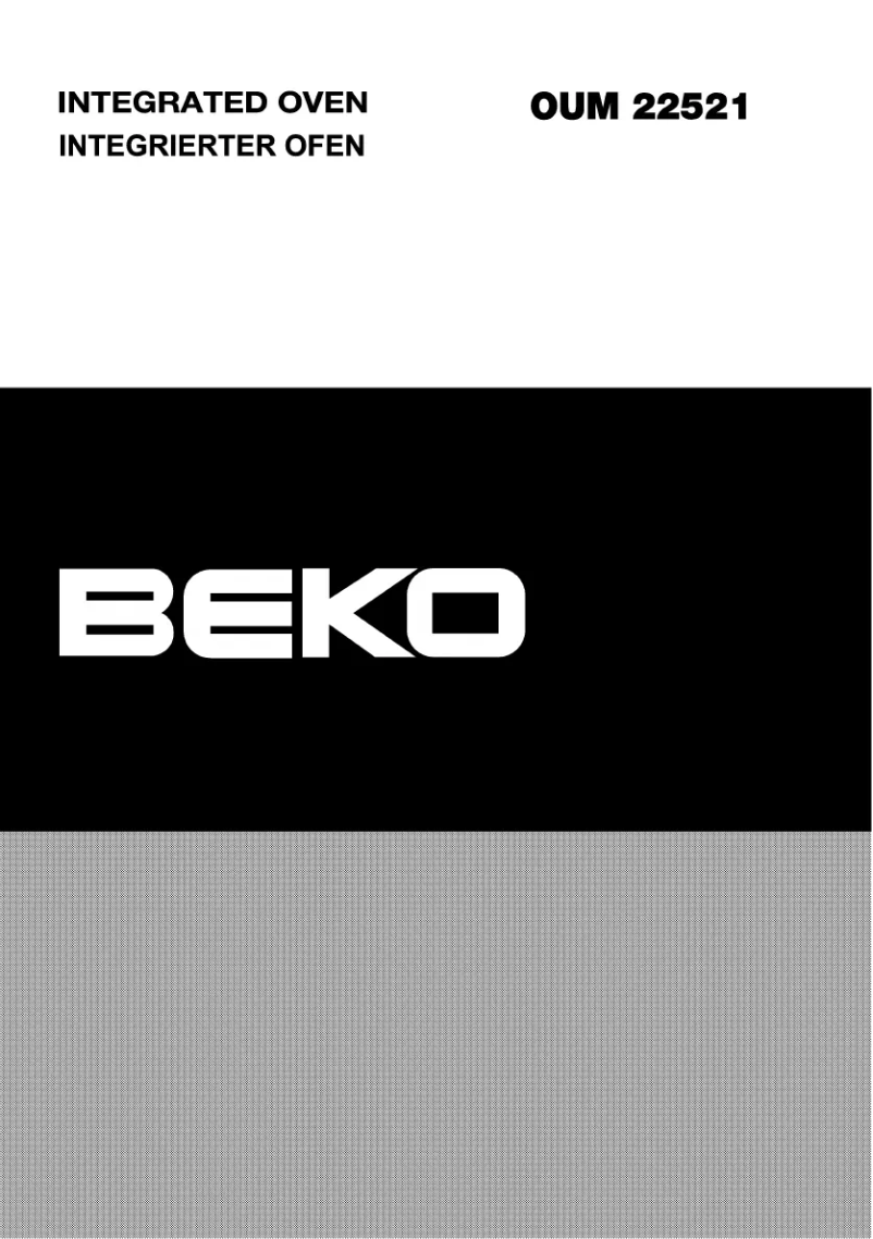Page 1 of the manual User Manual Beko OUM 22521