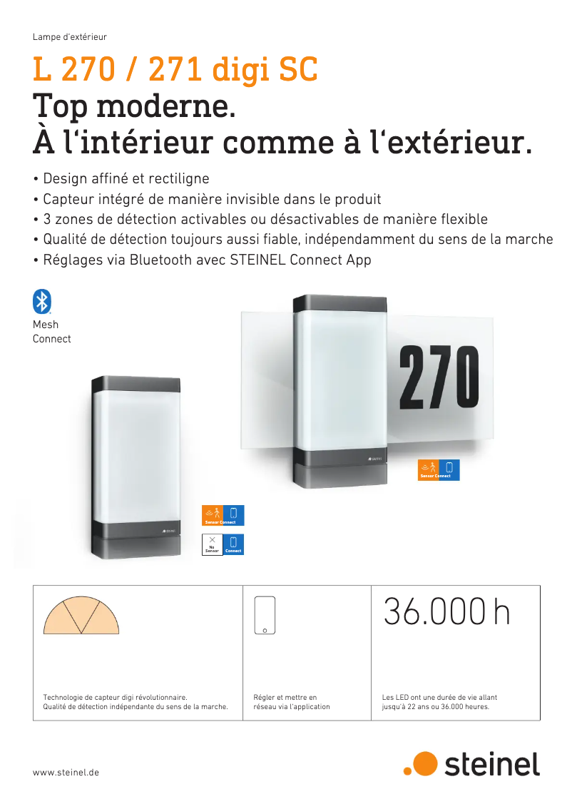 Page 1 of the manual Brochure Steinel L 270 Digi SC