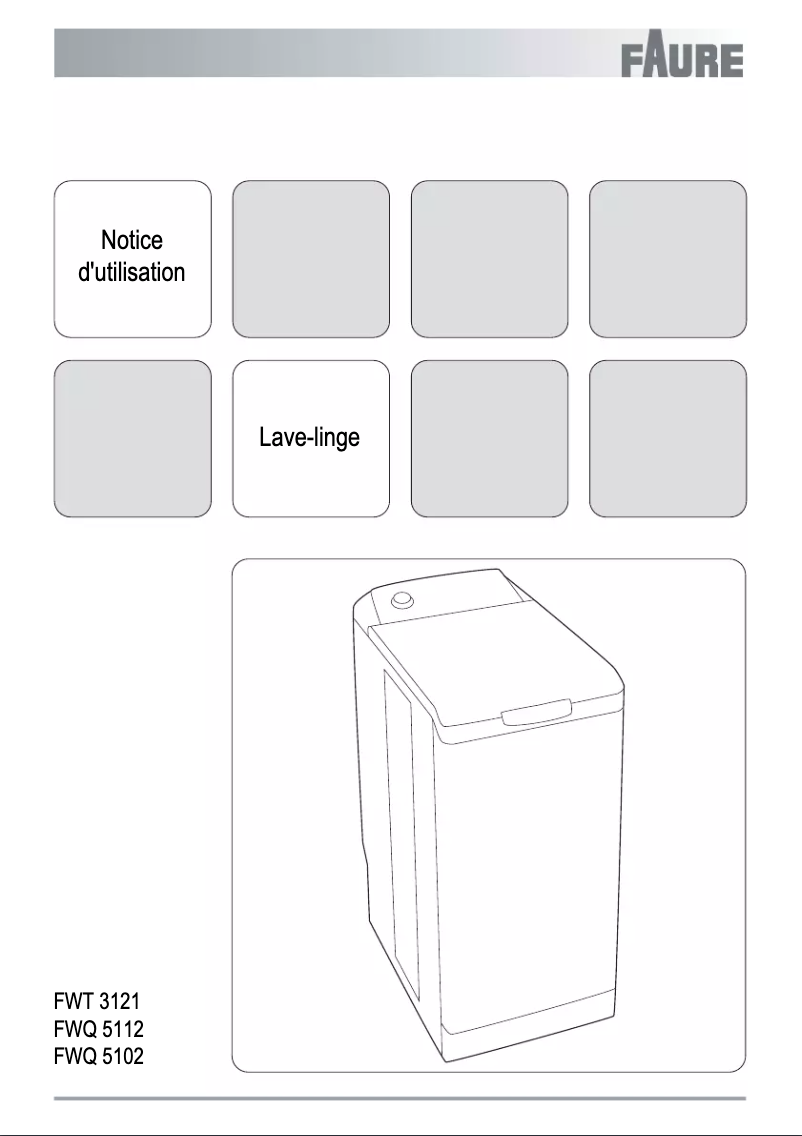 First page image of the manual for FWQ5112