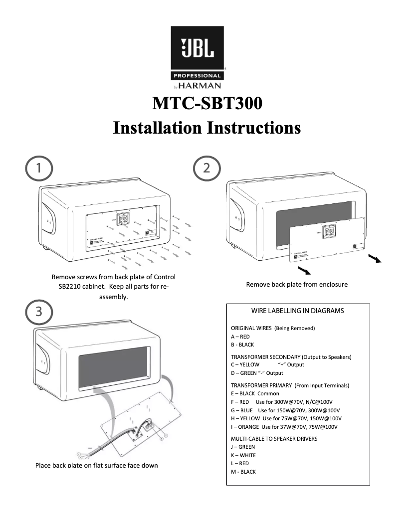 First page image of the manual for Control SB2210