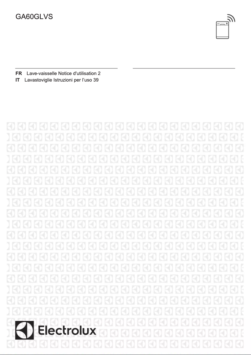 First page image of the manual for GA60GLVS