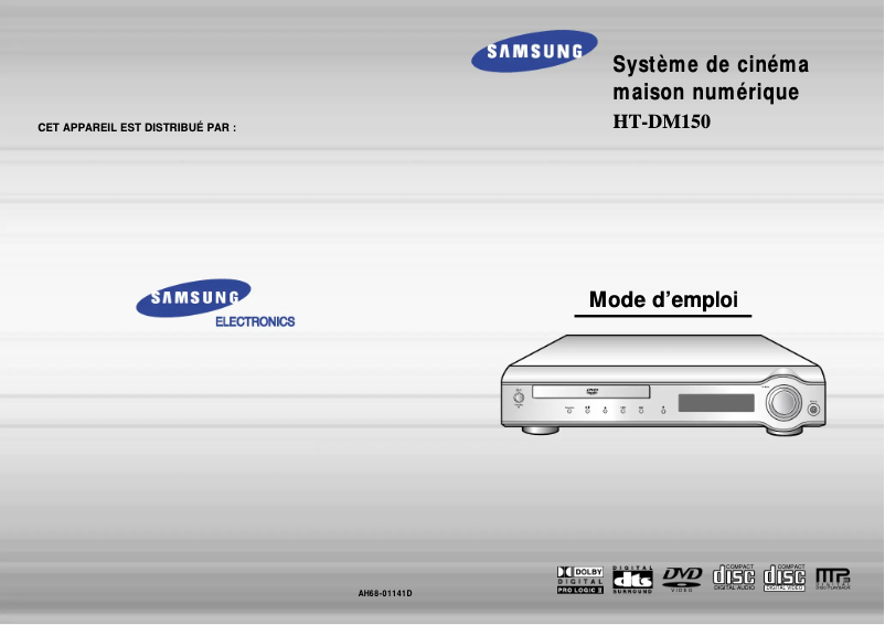 Page 1 of the manual User Manual Samsung HT-DM150