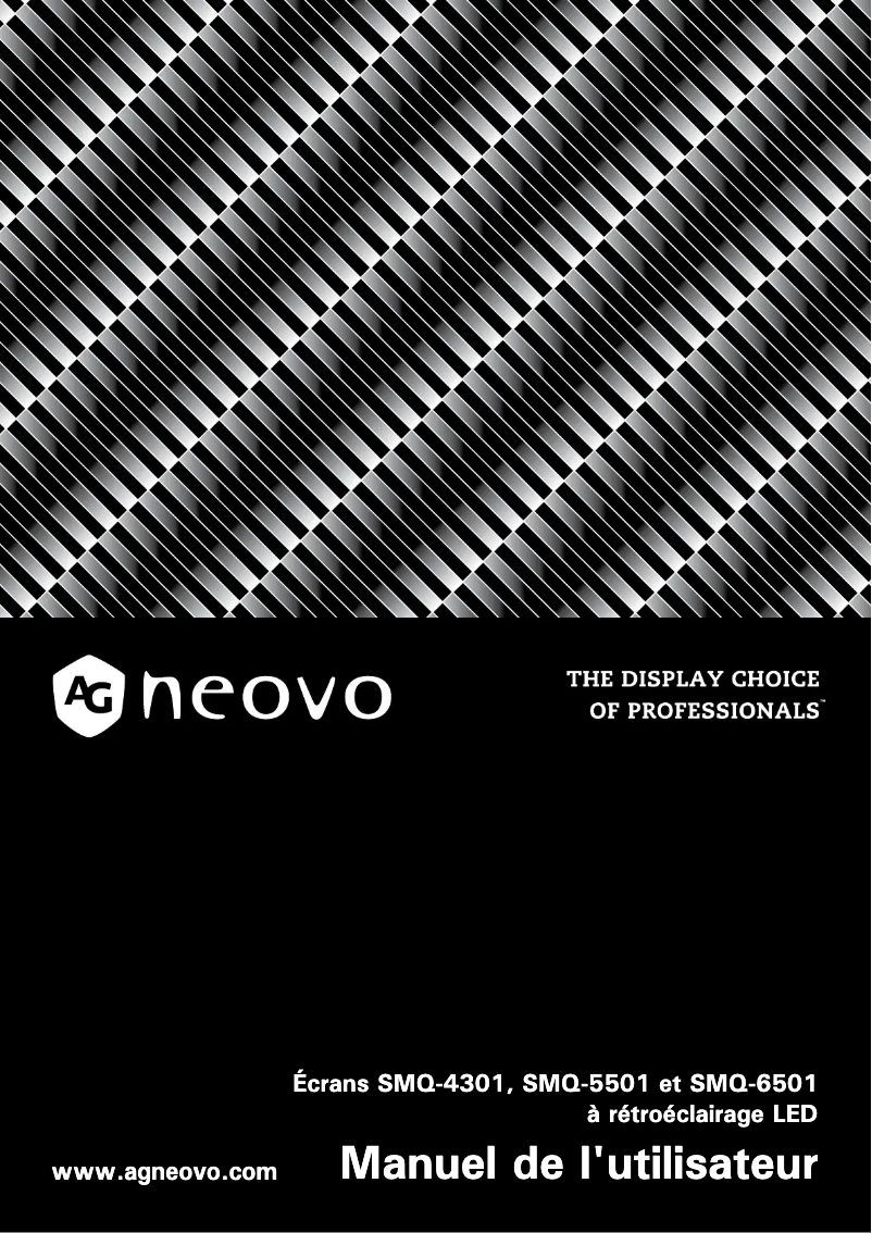 First page image of the manual for SMQ-5501