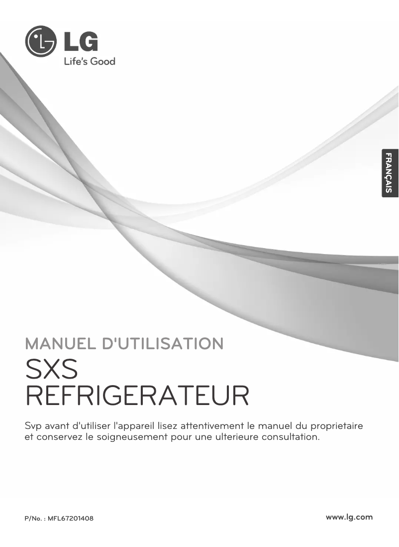 First page image of the manual for GS9566KSAV