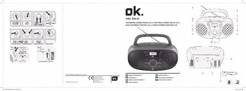 Page 1 of the manual User Manual OK ORC 330-B