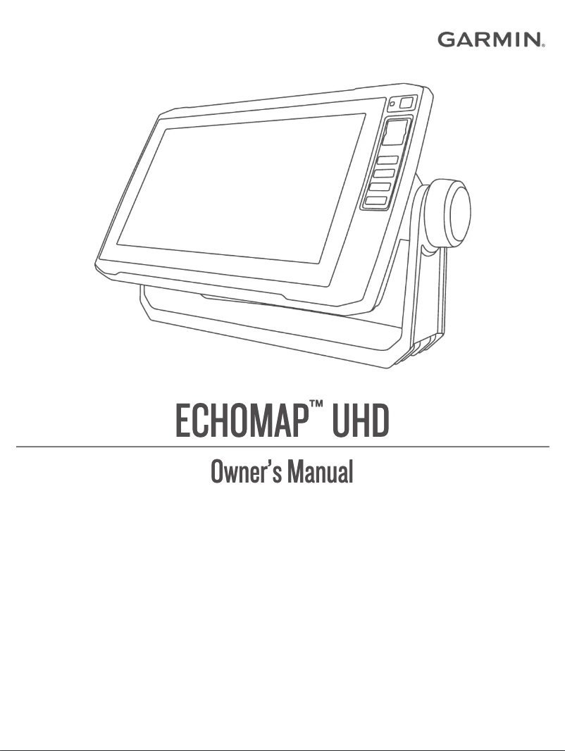 First page image of the manual for echoMAP UHD 73sv
